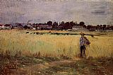 In the Wheat Fields at Gennevilliers by Berthe Morisot